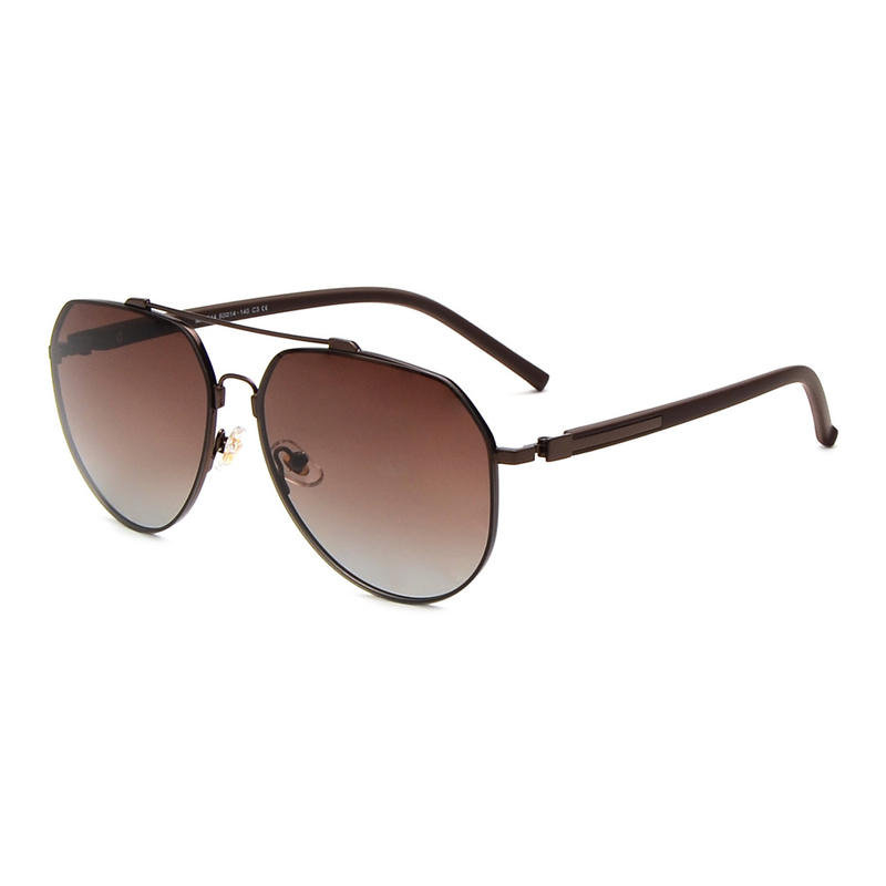 Luxury Oversized Memory Metal Polarized Sunglasses 