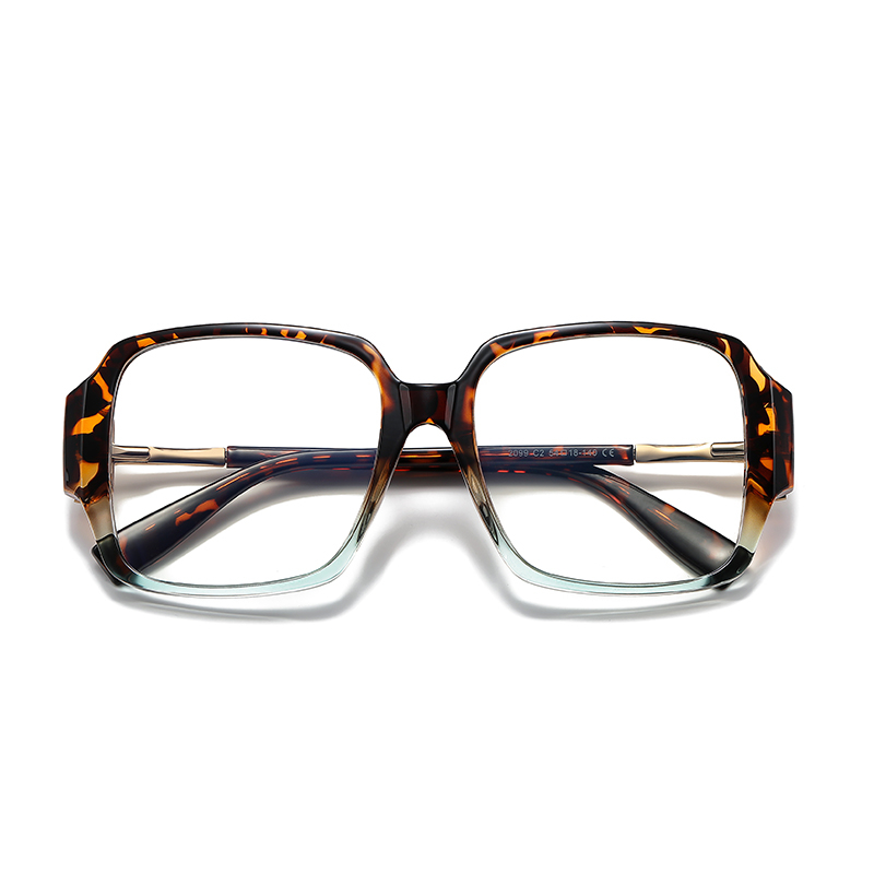 Oversized Square Designers Anti-blue TR90 Eyeglasses