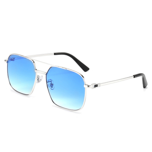 Luxury Brand Designer Square Mirror Sunglasses 