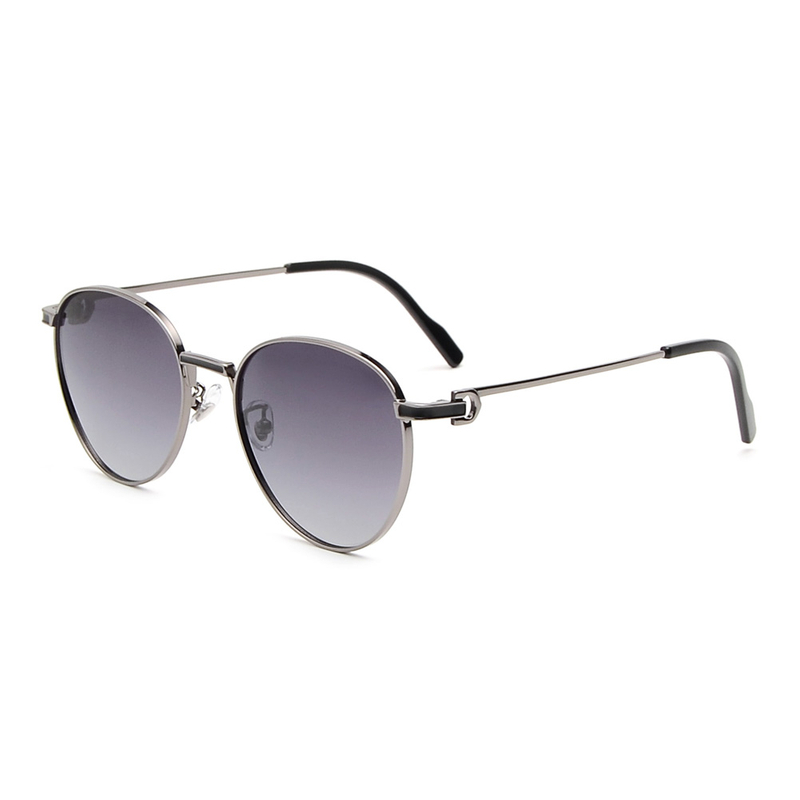 Elegant Vintage Brand Name Metal Polarized Sunglasses