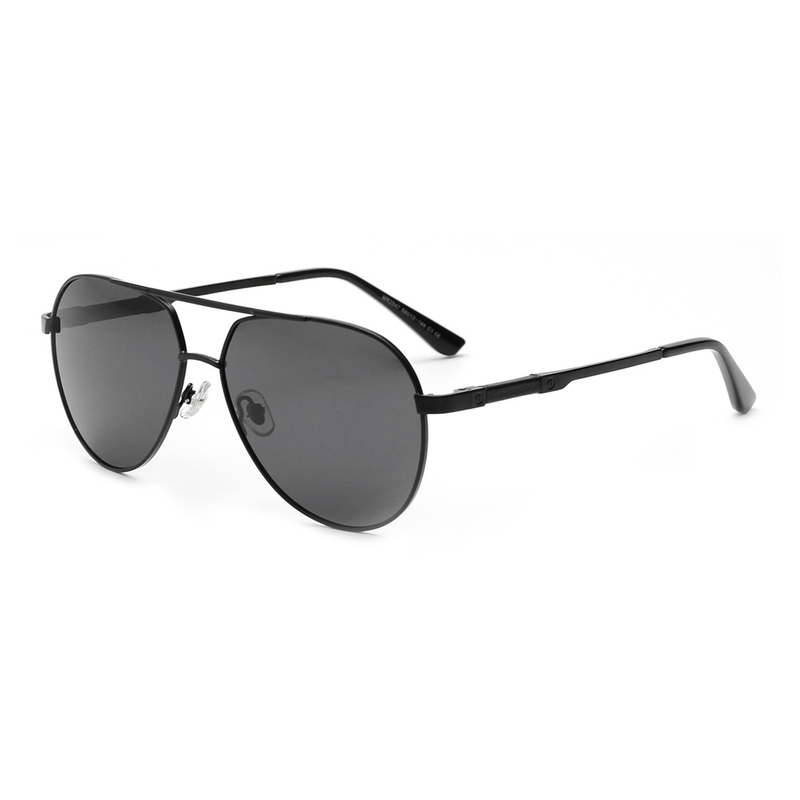 Oversize Pilot Metal Double Bridge Sunglasses