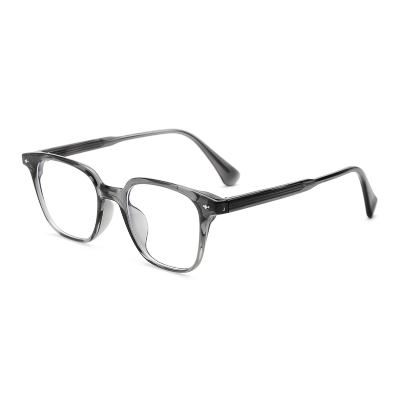 Designers Full Frame Square Anti-blue TR90 Acetate Eyeglasses