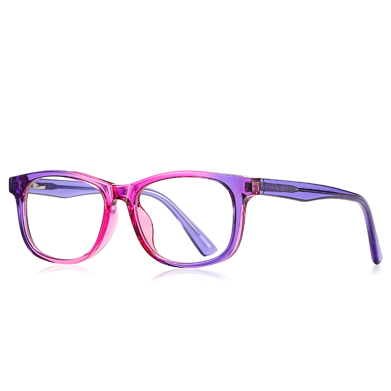 Model 20212 New Fashion Transparent Children Anti-blue TR90 Kids Frame