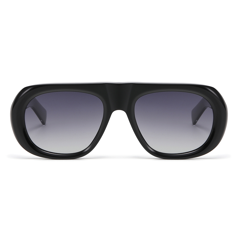 Retro Classic Oversized Pilot Acetate Polarized Sunglasses YSAT3016