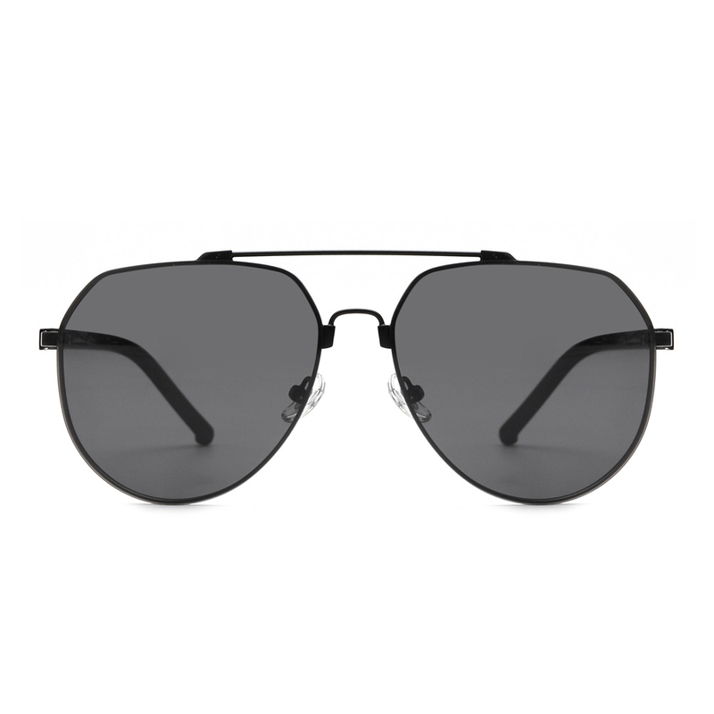 Luxury Oversized Memory Metal Polarized Sunglasses 