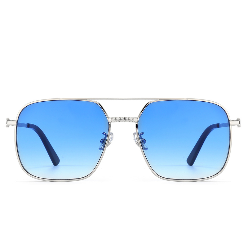 Luxury Brand Designer Square Mirror Sunglasses 