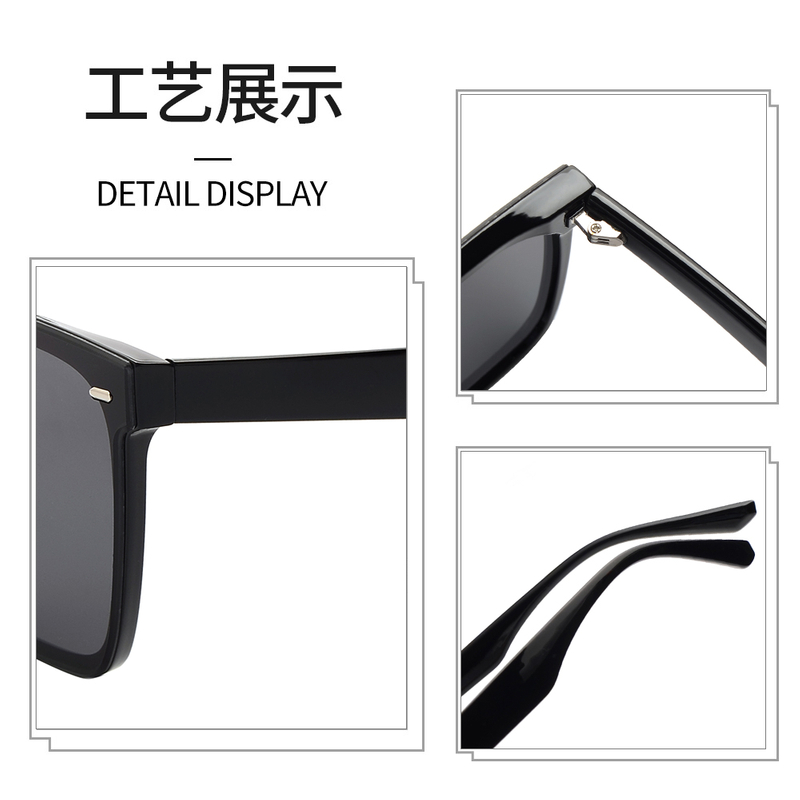 Fashion Designer Polarized Luxury TR90 Sunglasses