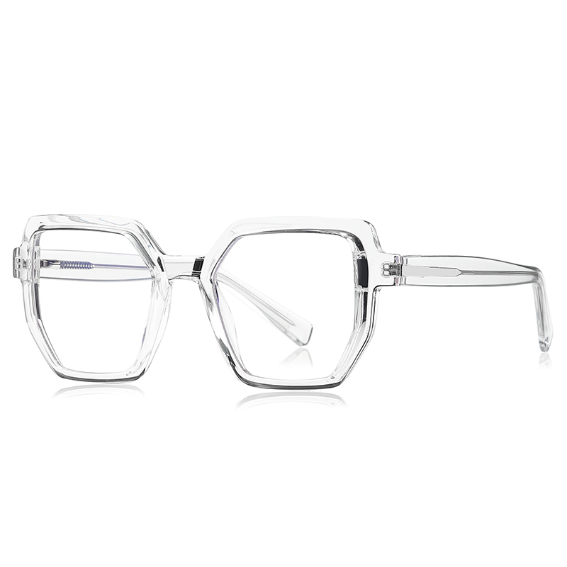 Oversized Transparent Anti-blue Wholesale Eyeglasses For Unisex