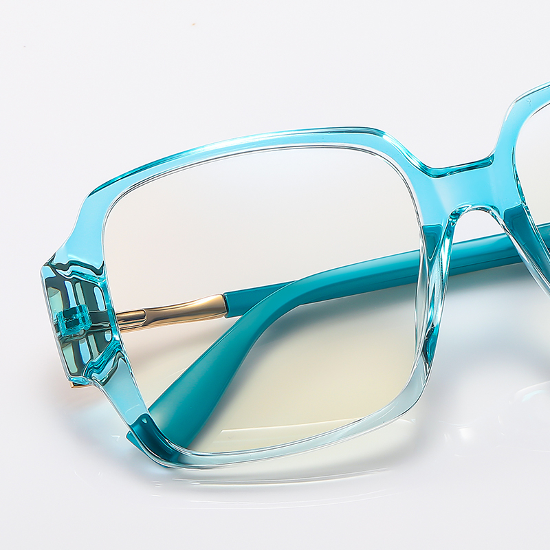 Oversized Square Designers Anti-blue TR90 Eyeglasses