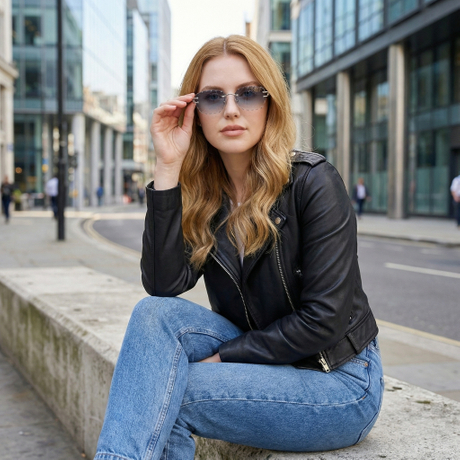 Luxury Rimless Scalloped Edge Sunglasses for Men & Women