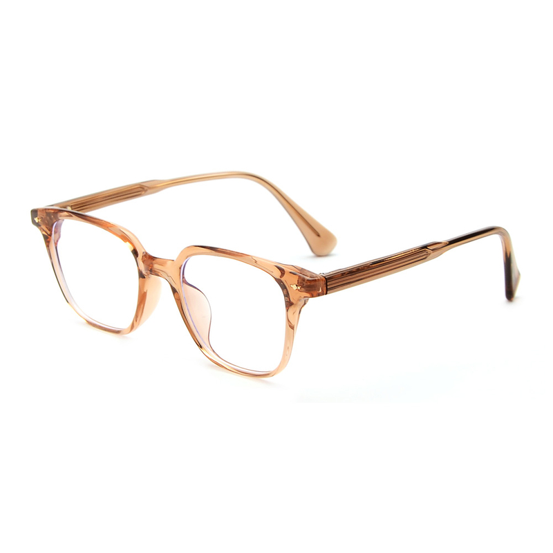 Designers Full Frame Square Anti-blue TR90 Acetate Eyeglasses