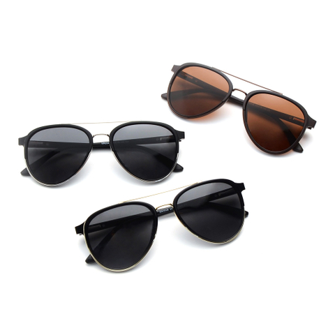 Fashionable Brand Name TR90 Polarized Pilot Sunglasses