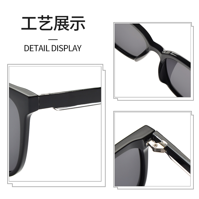 Hot Sell Oversized Square Custom Logo Fashion Sunglasses