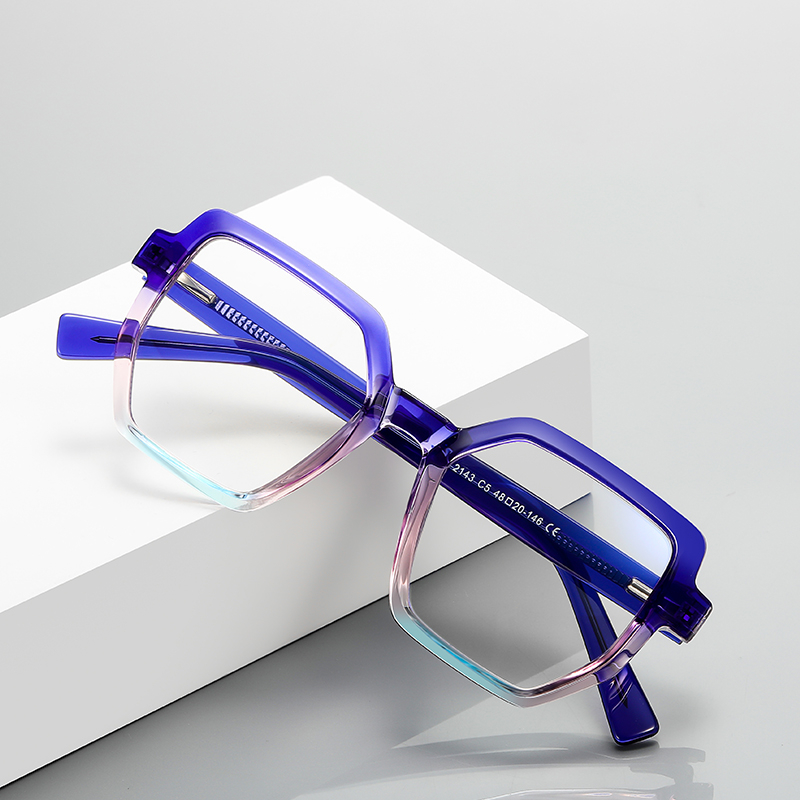 Oversized Transparent Anti-blue Wholesale Eyeglasses For Unisex