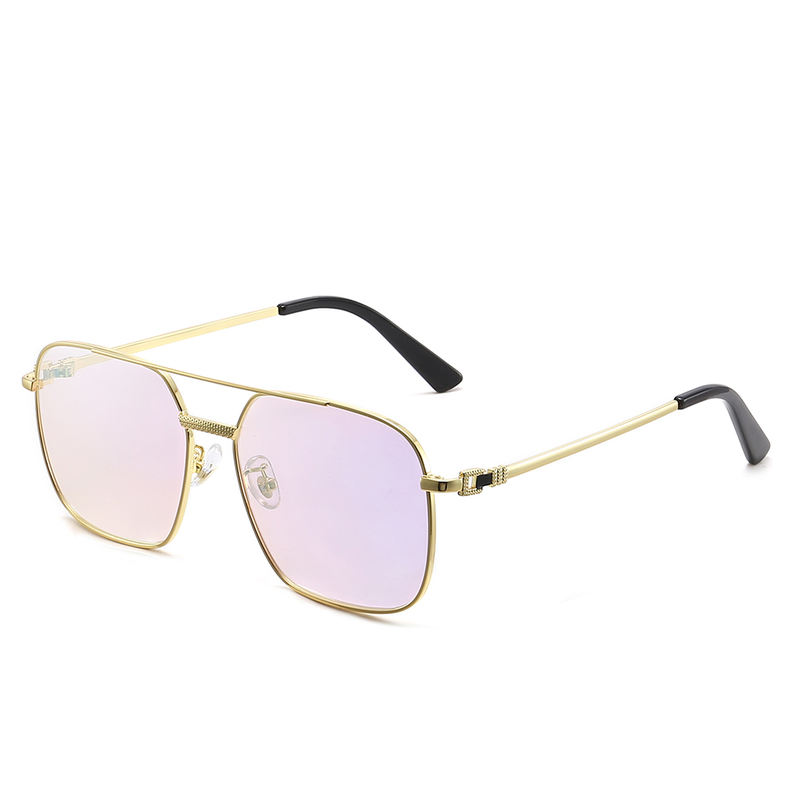 Luxury Brand Designer Square Mirror Sunglasses 