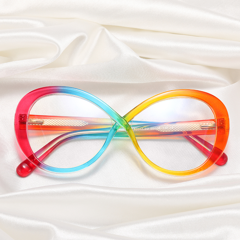 Wholesale TR90 Designer Glasses For Women Colorful Eyeglasses