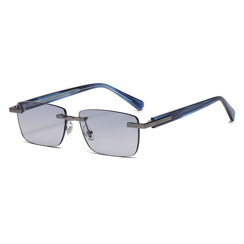 Frameless Rectangle UV Protection Sunglasses For Men Women YSHS7002