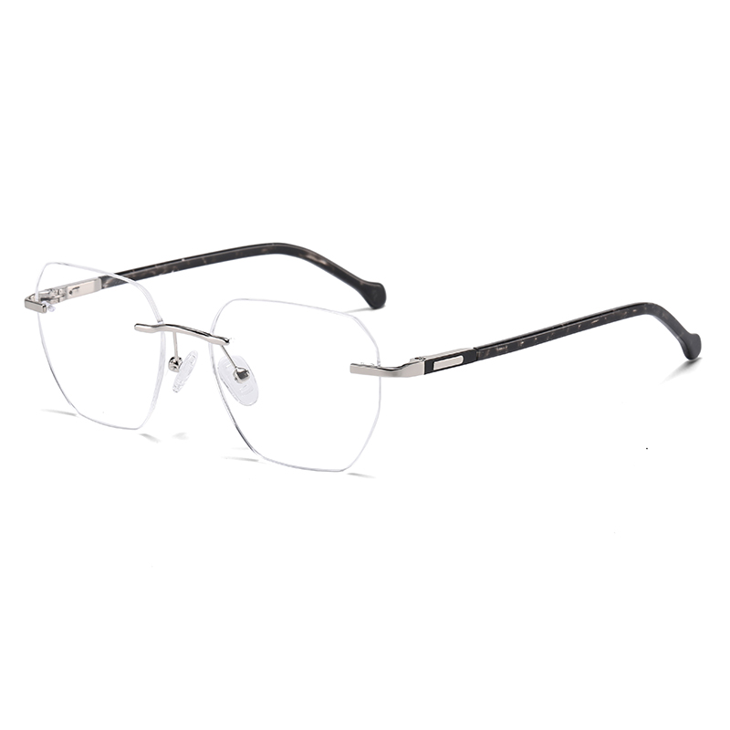 Minimal Luxury Rimless Elegant Soft Square Frameless Eyewear for Unisex YSHF2632