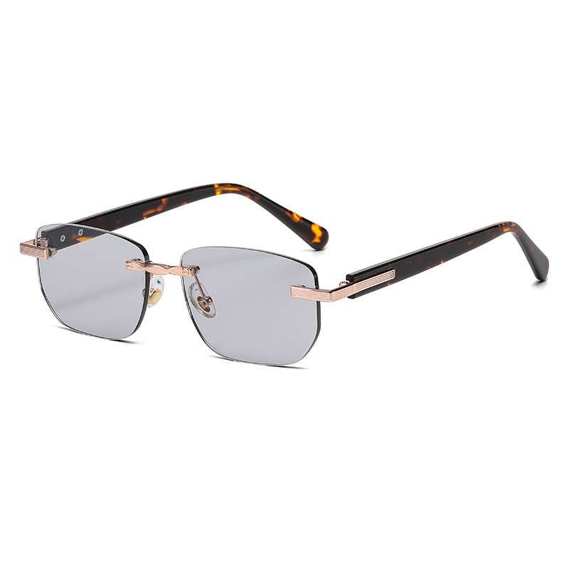 Luxury Rimless Rectangle Sunglasses YSHS7003 