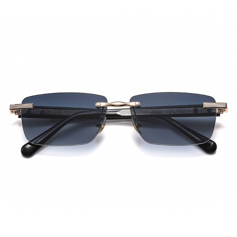 Frameless Rectangle UV Protection Sunglasses For Men Women YSHS7002