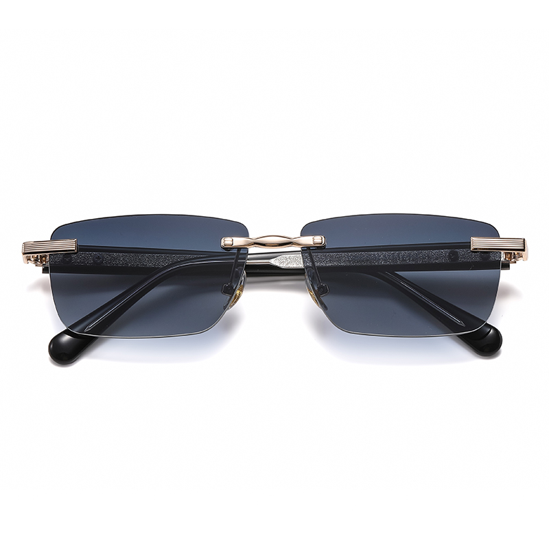 Frameless Rectangle UV Protection Sunglasses For Men Women YSHS7002