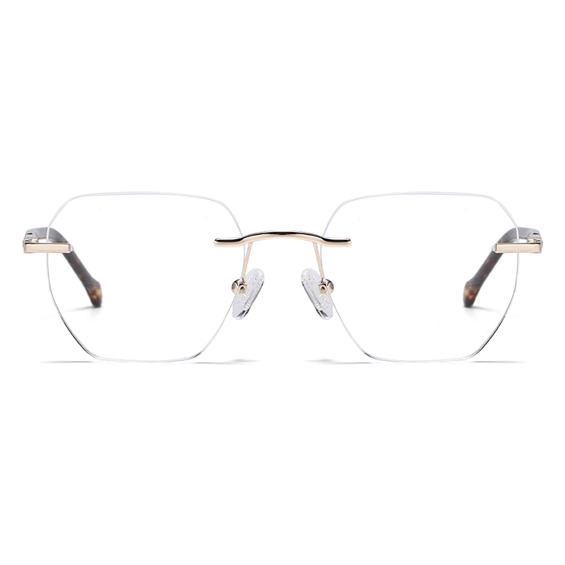 Minimal Luxury Rimless Elegant Soft Square Frameless Eyewear for Unisex YSHF2632