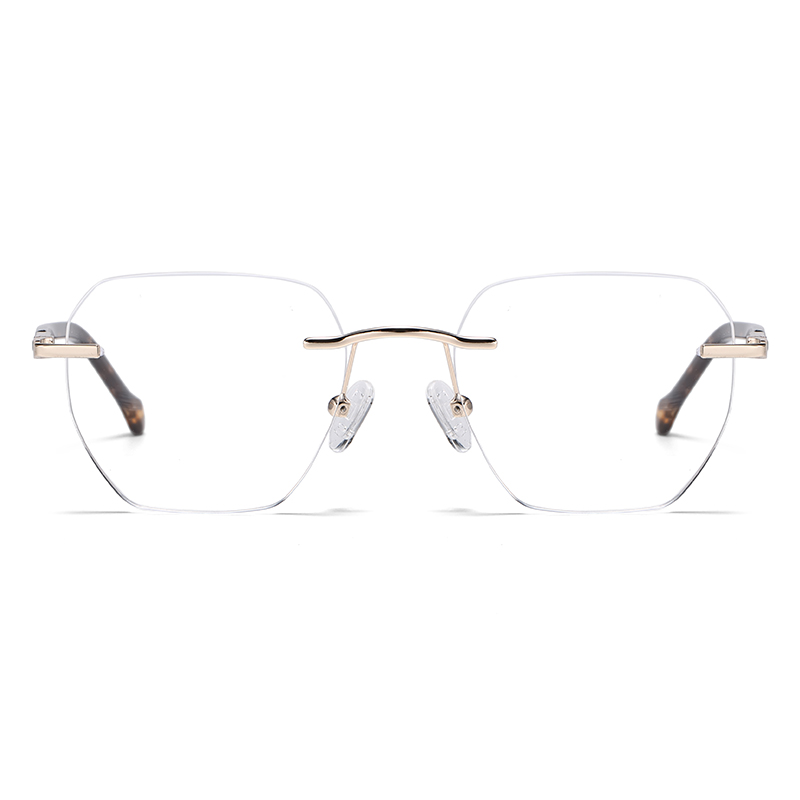 Minimal Luxury Rimless Elegant Soft Square Frameless Eyewear for Unisex YSHF2632