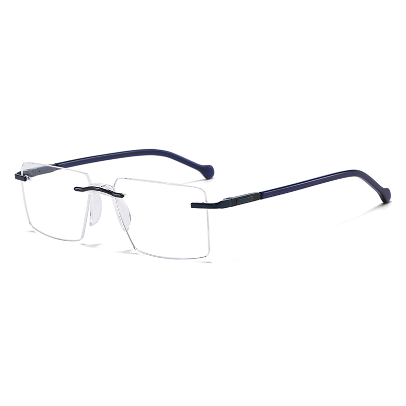 Classic Square Rimless Metal Eyeglasses YSHF2633 