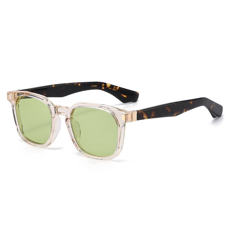 2026 Vintage Square Thick Polarized Sunglasses YSAT3010