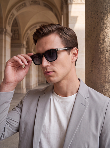 2026 Vintage Square Thick Polarized Sunglasses YSAT3010