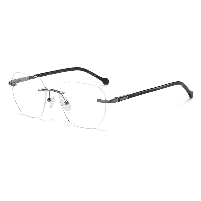 Minimal Luxury Rimless Elegant Soft Square Frameless Eyewear for Unisex YSHF2632