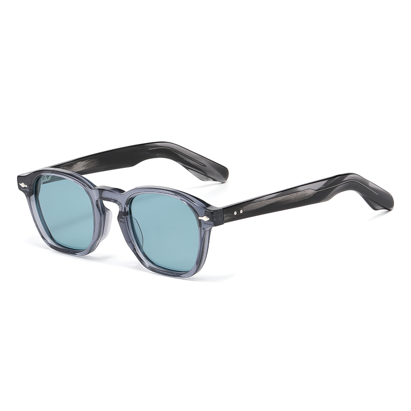 2026 Retro Classic Black Square Acetate Polarized Sunglasses YSAT3013
