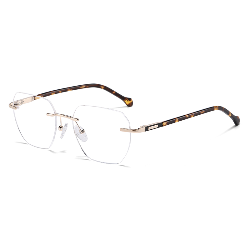 Minimal Luxury Rimless Elegant Soft Square Frameless Eyewear for Unisex YSHF2632